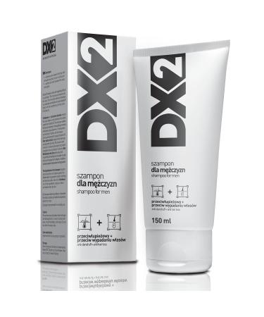 DX2 Anti-Dandruff + Anti Hair-Loss Shampoo for Men - Double-Action Formula to Eliminate Dandruff and Hair-Loss - Everyday Use - 150ml