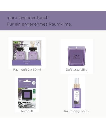 Ipuro Lavender Touch - Electric Scent Plug Refill 20ml | Contemplative Lavender Room Fragrance | Refillable Air Freshener for a Puristic Experience - Buy Online on SooperMarket.com