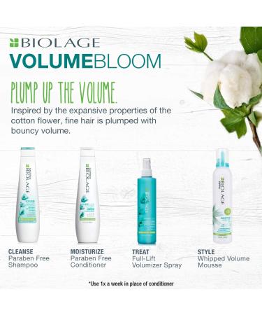 Biolage Styling Whipped Volume Mousse - Medium Hold for Body, Control, and Shine | Paraben-Free, Vegan | 8.5 Oz - Buy Online on SooperMarket.com