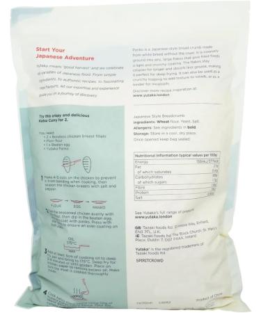 Spiritcrowd Yutaka Panko Japanese Style Breadcrumbs 1kg - Premium Quality Crispy Coating for Your Recipes - Buy Online on SooperMarket.com