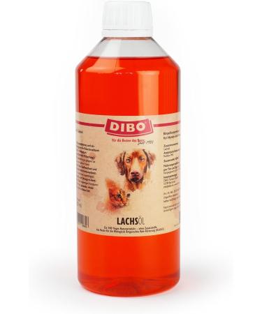Buy DIBO Salmon Oil with Pump 500ml - Healthy Natural Supplementary Feed for Dogs | BARF Dog Food - Buy Online on SooperMarket.com