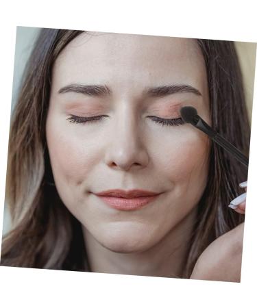 CANIGHT 25 Pcs Double Ended Eye Shadow Stick Lip Balm Brush Tool Eyeshadow Applicator Black Plastic - Buy Online on SooperMarket.com