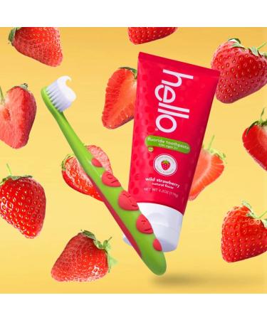 Hello Variety Unicorn Strawberry Grape Kids Toothpaste - Fluoride, Anticavity, Vegan, SLS & Gluten Free - 4.2 oz (Pack of 3) - Ages 2 - Buy Online on SooperMarket.com