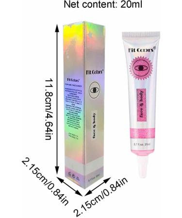 Liquid Eye Shadow Long-Lasting Waterproof Glitter Eyeshadow Practical Costume Eye Makeup Set for Women and Girls Puchen 03 - Buy Online on SooperMarket.com