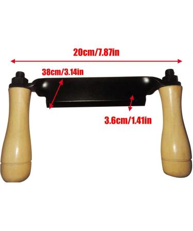 Lesunbak 8-Inch Train Knife for Woodworking | Stainless Steel Straightening Tool with Wooden Handle - Ideal for Shaping and Binking Wood Trunks - Buy Online on SooperMarket.com