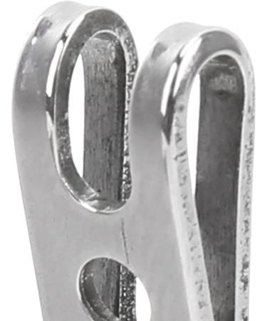 Stainless Steel Carabiner Clip Key Rings - Outdoor Belt Clip for Hiking Camping & Climbing Accessories - 1.6x0.3in Silver - Buy Online on SooperMarket.com