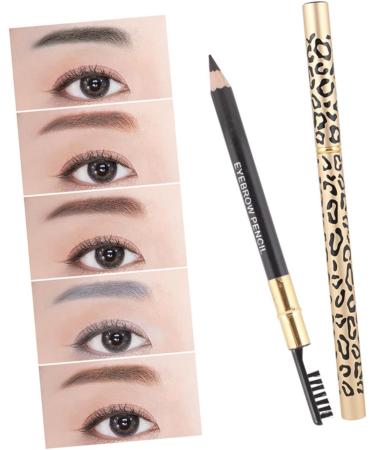 MUSISALY 2pcs Long Lasting Eyebrow Pencils Matte Eyeliner Pencil with Sharpener Eye Brow Pencils Kit Wooden - Buy Online on SooperMarket.com