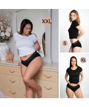 Noblood Period Underwear - Washable Cotton Menstruation Briefs | Eco-Friendly Absorbent XXS to 3XL - 2-3 Tampon Capacity - Buy Online on SooperMarket.com