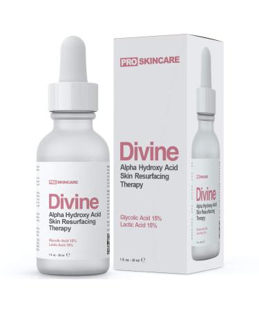 Glycolic Acid Peel 30% - Glycolic Acid and Lactic Acid Professional Chemical Peel for Acne Scars, Age Spots, Collagen Boost, Wrinkles and Fine Lines - Alpha Hydroxy Acid (AHA) 1 fl oz
