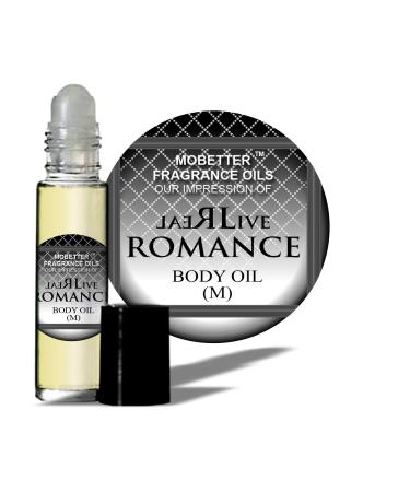 Real Live Romance Men (M) Men Cologne Body Oil by Mobetter Fragrance Oils 10ml rollon