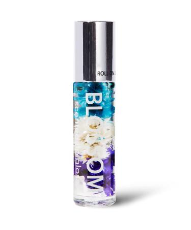 Blossom Roll on Lip Gloss, Infused with Real Flowers, Made in USA, 0.20 fl. oz./5.9ml, Raspberry (Cap Color May Vary)