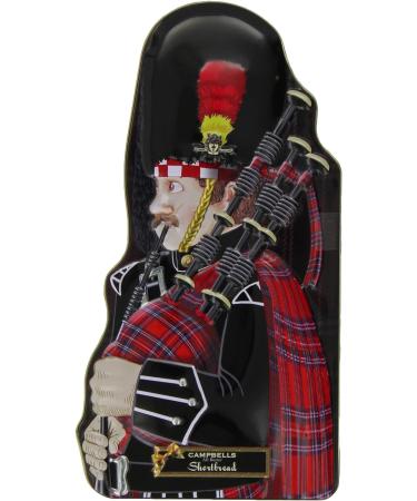 Campbells Piper Tin With Shortbread 180g