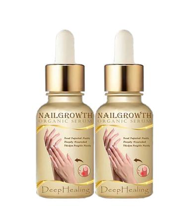 ATTDX NailGrowth DeepHealing Organic Serum NailGrowth Nail Serum Reconstrux Nail Growth Nail Growth and Strengthening Serum Nail Serum for Growth and Repair for Damaged Nails (2PC)