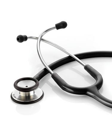 ADC - 603BK Adscope 603 Premium Stainless Steel Clinician Stethoscope with Tunable AFD Technology, Black, 3001697