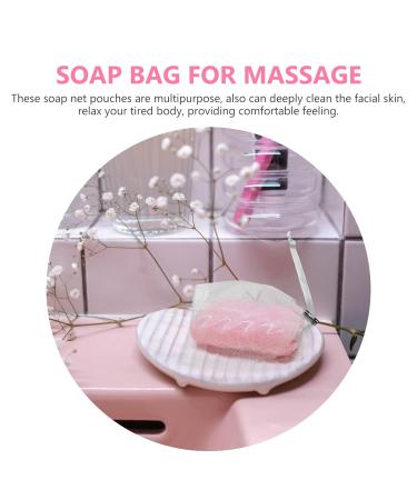 Buy NOLITOY 8pcs Exfoliating Soap Pouch - Dark Grey Facial Cleaning & Bath Scrubber | International Shipping - Buy Online on SooperMarket.com