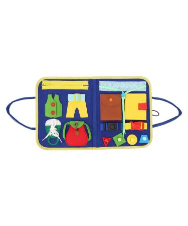 Natudeco Elderly Blanket Toy Clothing Clothing Learning Board Decompressing Toys To Relieve Anxiety Skin Friendly Light Portable Durable Home Care