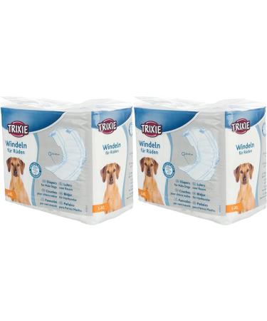Diapers for male dogs L XL: 60 80 cm 12 pcs. (pack of 2)
