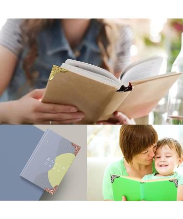 CATOSUM JSM 80-PCS Metal Book Corners  Corner Protector  Iron Decorative for Scrapbook Photo Album Diary Cover Menus Folder(Gold  Silver  Rose Gold  Antique Bronze) - Buy Online on SooperMarket.com