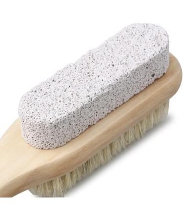 Minkissy 1pc Foot File Callus Remover Pumice Stone Rasp Brush Double Sided Foot Scrubber Body Brush Feet Pedicure Tools - Buy Online on SooperMarket.com