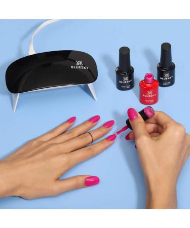 Bluesky LED UV Gel Nail Lamp 6W | Portable Mini Travel Gel Polish Dryer with Timer | USB Cable Included - Buy Online on SooperMarket.com