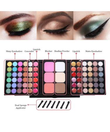Pure Vie 96 Colors Eyeshadow Palette - Professional Makeup Contouring Kit - Buy Online on SooperMarket.com