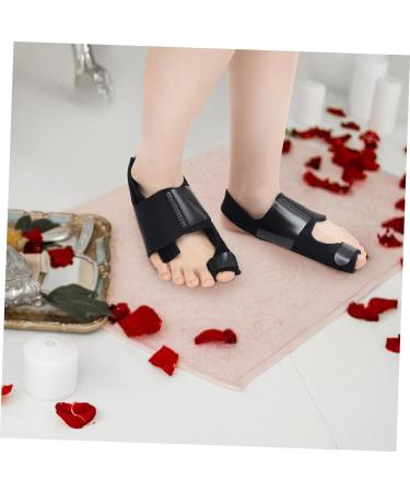 PLAFOPE Hallux Valgus Wrist Thumb Brace - Hammer Toe Straightener & Bunion Separator with Metatarsal Pads - Black - Buy Online on SooperMarket.com