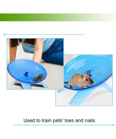 Hamster Wheel Silent Exercise Wheel Plastic Running Wheel for Hamsters Gerbils Hedgehogs and Squirrels - Buy Online on SooperMarket.com