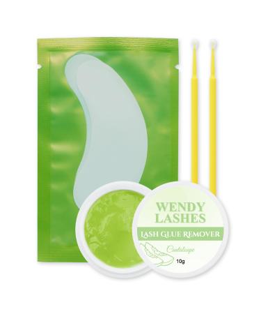 Wendy Lash Remover for Lash Extensions Lash Cluster Remover Eyelash Glue Remover Mild Non-irritating Lash Glue Remover Strong Cleaning Individual Cluster Lash Remover(Cantaloupe 10g)