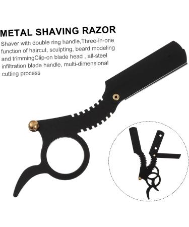 Beavorty Ergonomic Barber Razor & Hair Trimmer - Rustproof Steel Hairdresser Tools for Precise Grooming - Manual & Electric Options Available - Buy Online on SooperMarket.com