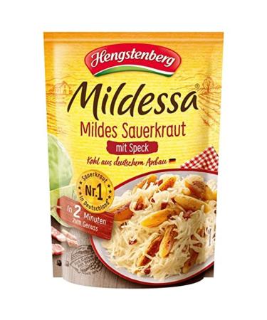 Hengstenberg Mildessa Mild Sauerkraut with Bacon 400 g drained weight 350 g