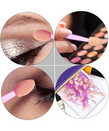 Beavorty 50pcs Double Ended Eyeshadow Brush Latex Outfit Premium Makeup Woman Makeup Tools Fan Sponge - Buy Online on SooperMarket.com