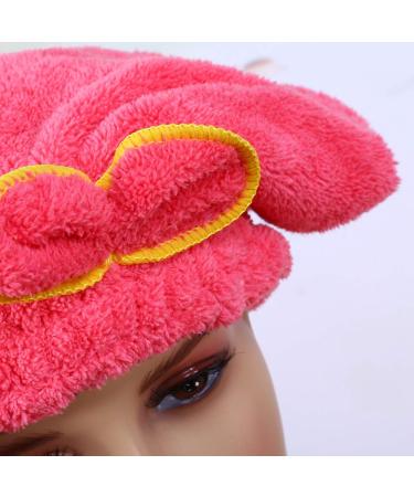 Microfiber Hair Towel Turban for Women - Instant Drying Super Absorbent & Rapidly Drying Red Hair Wrap - Buy Online on SooperMarket.com
