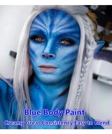Go Ho Cream-Blendable Blue Face Paint Stick (1.06 Oz) - Full Body Paint Stick for Adults & Kids - Halloween Cosplay & SFX Makeup - Waterproof - Buy Online on SooperMarket.com