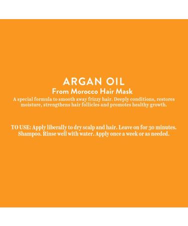 Biotique Argan Oil Hair Mask 175g - Frizz-Free & Stronger Hair | Moroccan Formula - Buy Online on SooperMarket.com