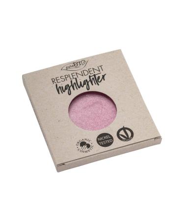 PuroBio Compact Resplendent Highlighter Refill No. 02 Pink 9 g No. 02 Pink 1 piece (1 pack)