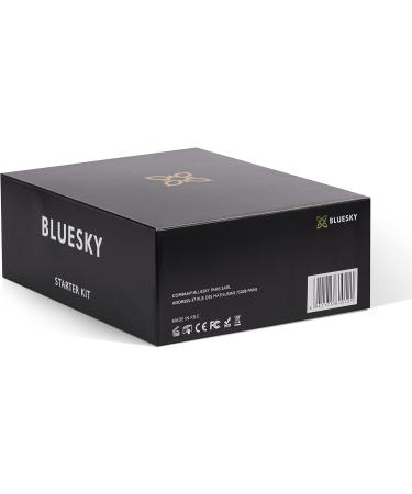 Bluesky Gel Nail Polish Starter Kit with 24W UV LED Lamp - 3 Gel Polishes, Cleanser, Top & Base Coat, Nail File - Amazon Exclusive - Buy Online on SooperMarket.com