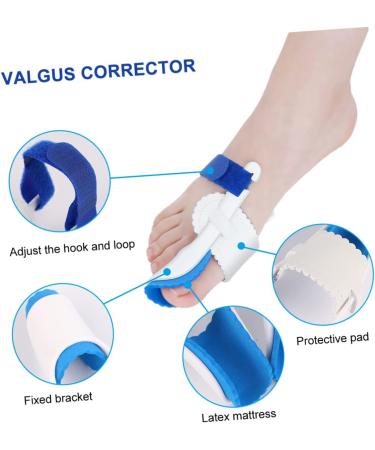 Healeved 6-Piece Toe Nail & Bunion Protector Set - Pedicure Stand, Thumb Splint, Toe Dividers - Assorted Colors - 13X6cm - Buy Online on SooperMarket.com