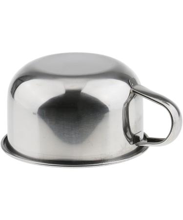 Bonarty 5pcs Rust Proof Stainless Steel Men's Barber Shaving Mug Bowl Soap Cup for Brush - Buy Online on SooperMarket.com