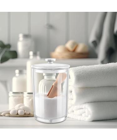 DOSTATNI 1000ML/33OZ Glass Bath Salt jar With Scoop Bath Salt Containers with Lids and Scoop Bath Salt Big Jar for Salt Candy Tea - Buy Online on SooperMarket.com