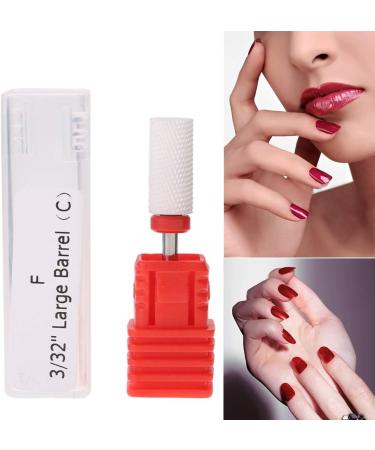 Nail Drill Bit Ceramic Nail Drill Bit Electric Manicure Machine Accessories for Wiping Nail Gel Pedicure Nail Milling Cutter Rotary Nail File DIY Nail Design Tool for Personal/Salon (#03) - Buy Online on SooperMarket.com
