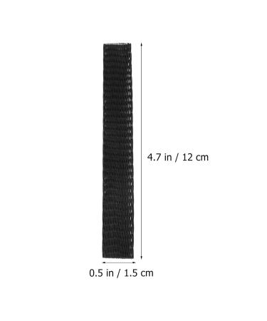 Frcolor 50pcs Makeup Brush Mesh Cover - Protective Net Sleeve Guards for Cosmetics (Black) | International Shipping - Buy Online on SooperMarket.com