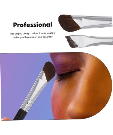 BELLIFFY 4 Pcs Angled Eyeliner Brush Eyeshadow Brush Angled Makeup Brush Small Concealer Brush Flat Concealer Brush Nose Contour Brush Brow Brush Under Eye Concealer Brush Cosmetic Brush - Buy Online on SooperMarket.com