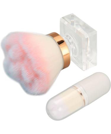 Transparent Handle Powder Brush Small Makeup Brush Lightweight Capsule Brush Portable for Blush - Buy Online on SooperMarket.com