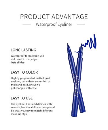 Gireatick 12PCS Matte Rainbow Colorful Liquid Eyeliner Set - Waterproof, High Pigmented Eyeliner Pen Set with Soft and Hyper Sharp Tip Brush - 12 Vibrant Colors - Buy Online on SooperMarket.com