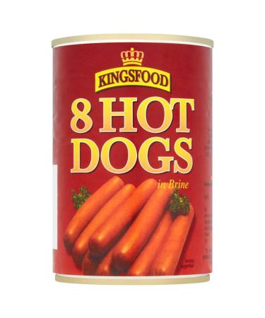 Kingsfood 8 Hot Dogs 400g