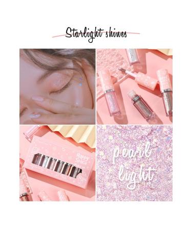 Buy Highly Pigmented Liquid Glitter Eyeshadow Set - Long Lasting Quick Drying Multi-Dimensional Sparkle for Mesmerizing Eyes | International Shipping Available - Buy Online on SooperMarket.com