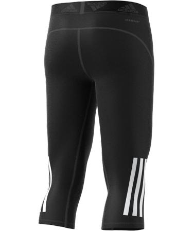 adidas Men's Techfit 3/4 Tight 3-Stripes Black X-Large - Performance Compression Leggings - Buy Online on SooperMarket.com