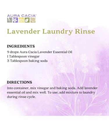 Aura Cacia 100% Pure Lavender Essential Oil 0.25 fl. oz. | GCMS Tested, Lavandula angustifolia - Buy Online on SooperMarket.com