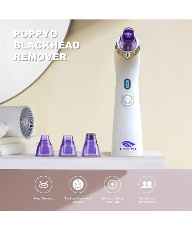 POPPYO Blackhead Vacuum - Electric Facial Pore Cleaner for Women (Purple) - Buy Online on SooperMarket.com