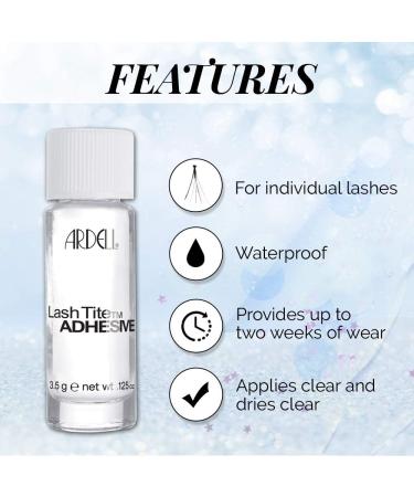 Ardell LashTite Clear Adhesive .125 oz for Secure and Long-Lasting Eyelash Application - Buy Online on SooperMarket.com